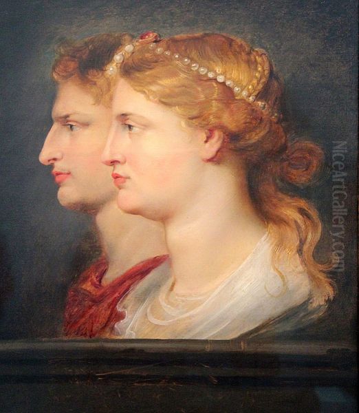 Agrippina   and  Germanicus Oil Painting by Peter Paul Rubens