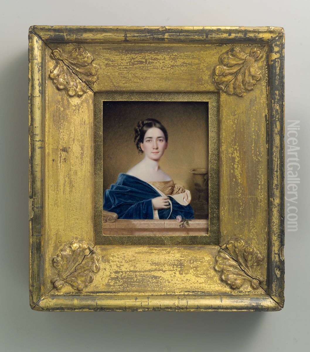 Mrs. John Wood Dodge (Mary Louise Dodge) Oil Painting by John Wood Dodge