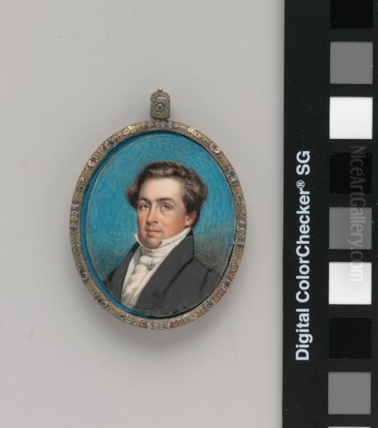 Portrait of a Gentleman Oil Painting by James Lambdin