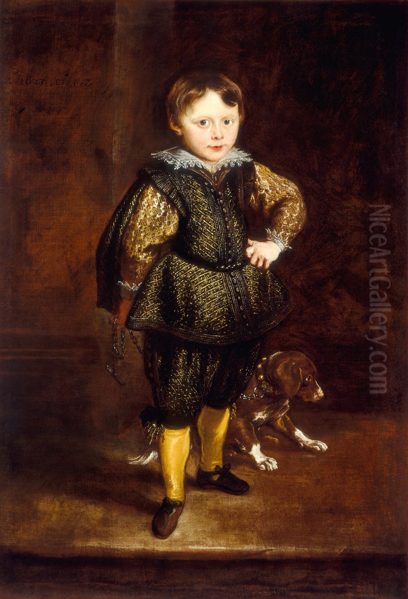 Filippo Cattaneo Oil Painting by Sir Anthony Van Dyck