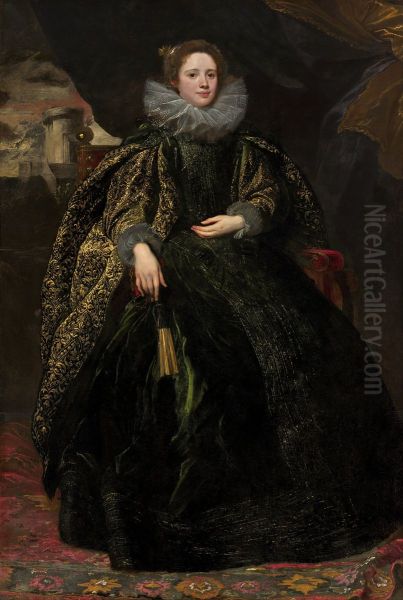 Marchesa Balbi Oil Painting by Sir Anthony Van Dyck