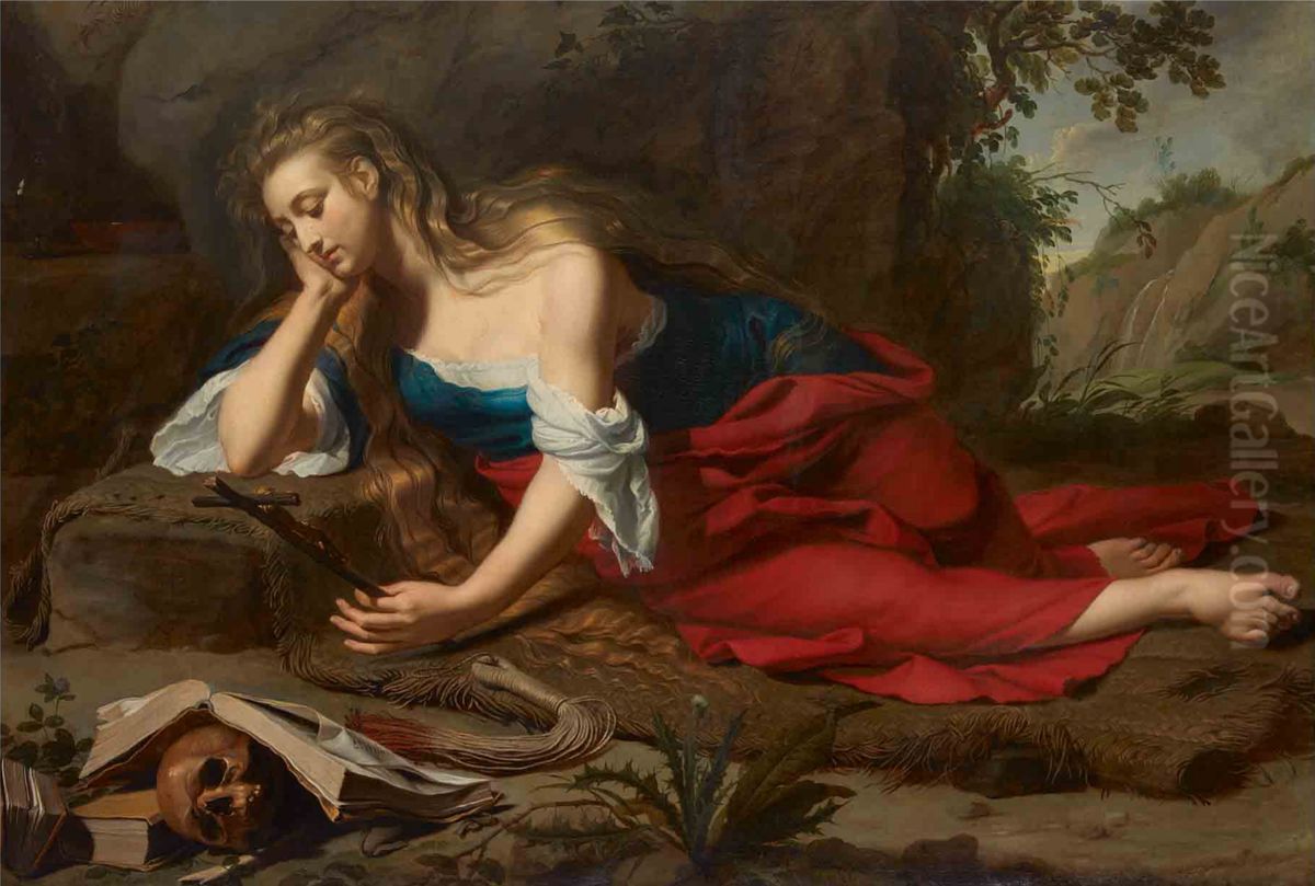 Repentant Mary Magdalene Oil Painting by Gerard Seghers