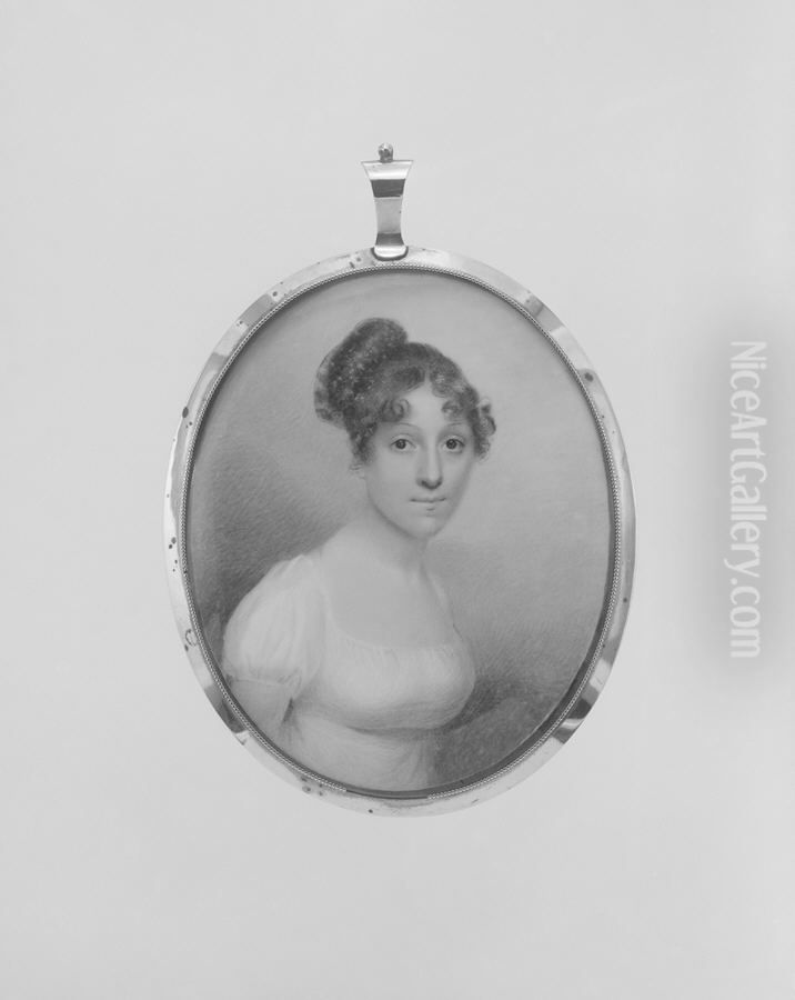 Miss Muir Oil Painting by Joseph Wood