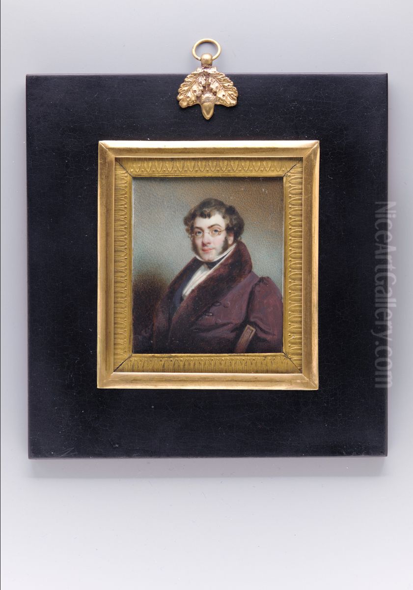 Frederick Gore King Oil Painting by Thomas Seir Cummings