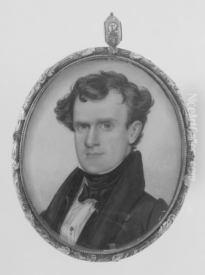 Portrait of a Gentleman Oil Painting by George Catlin
