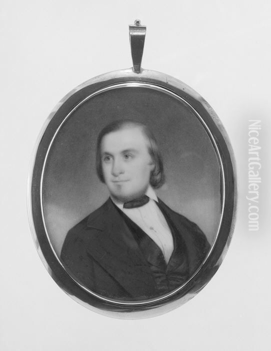 Portrait of a Gentleman Oil Painting by Edward S. Dodge