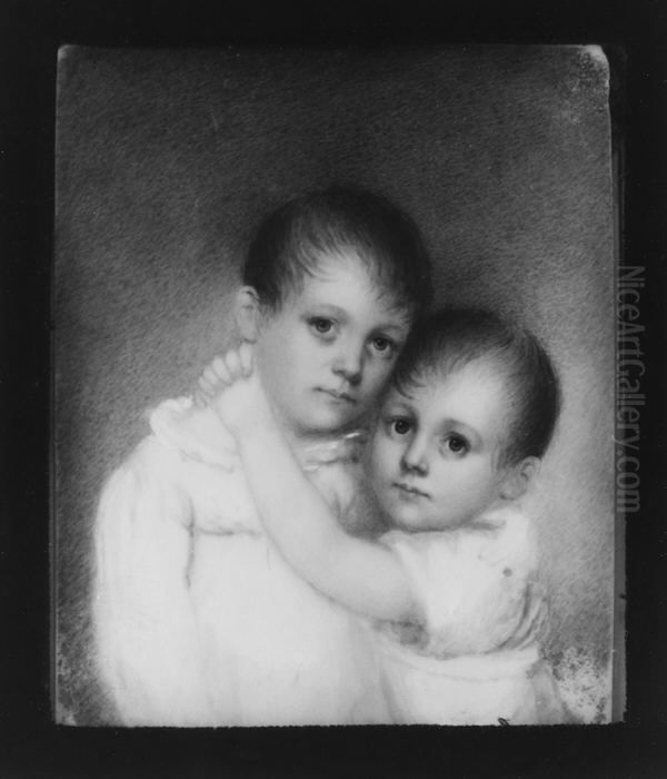 Anne Catherine Ward and John Ward Oil Painting by Ann Hall