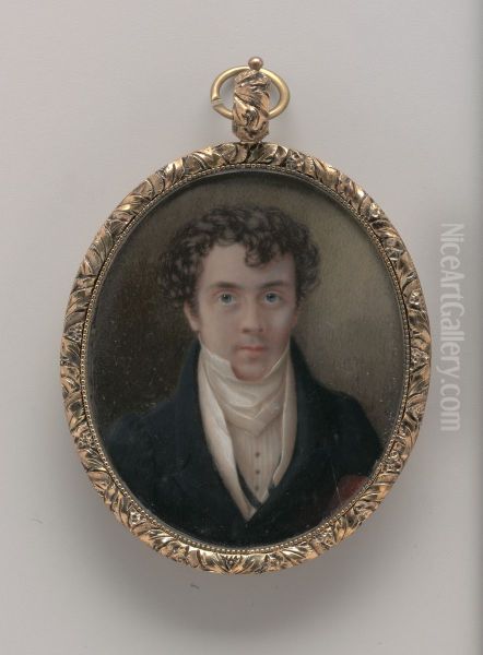 Self-Portrait Oil Painting by George Harvey