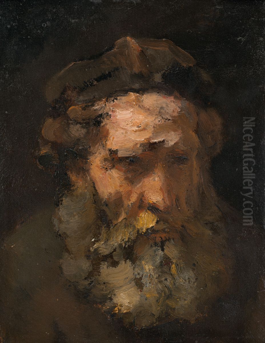 Head of Saint Matthew Oil Painting by Rembrandt Head of Saint Matthew Oil Painting by Rembrandt
