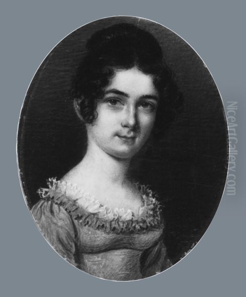 Mrs. Thomas Larcombe (Anna Smith) Oil Painting by Anna Claypoole Peale