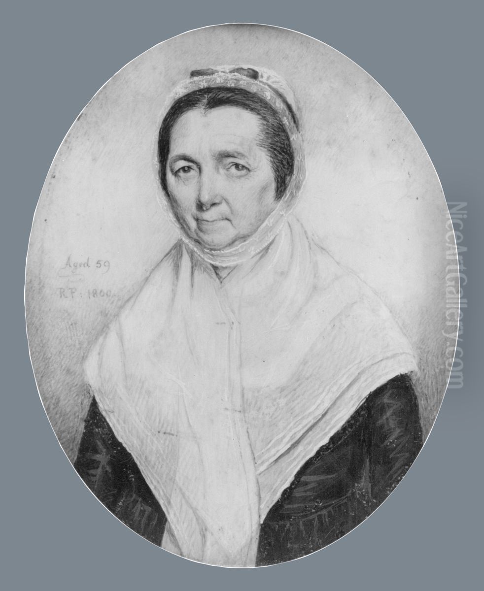 Mrs. John Montgomery (Sarah Diemer) Oil Painting by Raphaelle Peale