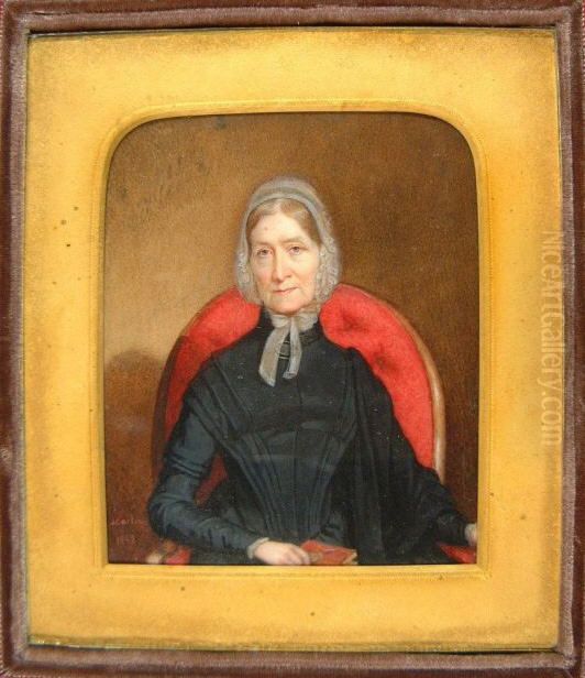 Mrs. Nicholas Fish (Elizabeth Stuyvesant) Oil Painting by John Carlin