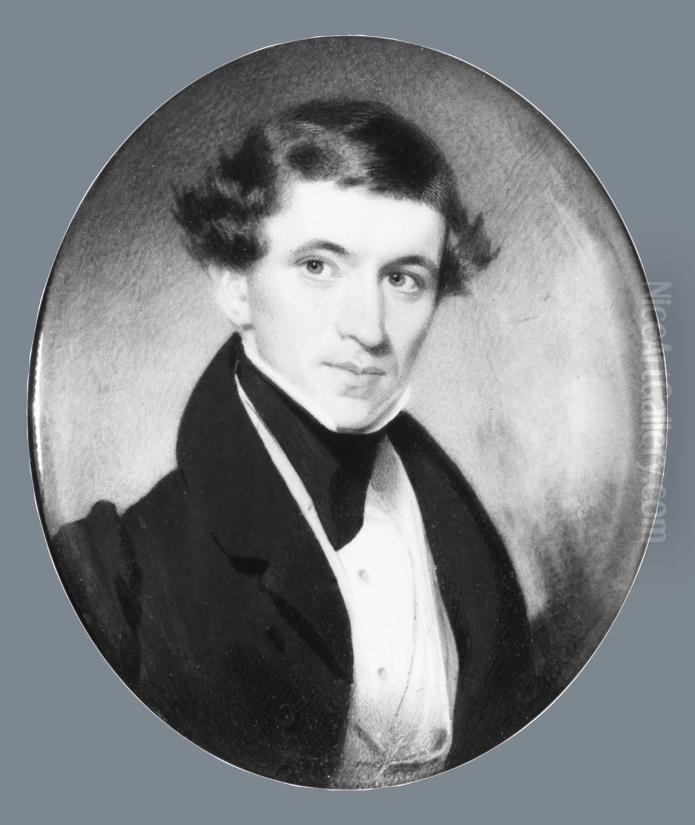 Portrait of a Gentleman Oil Painting by Henry Inman