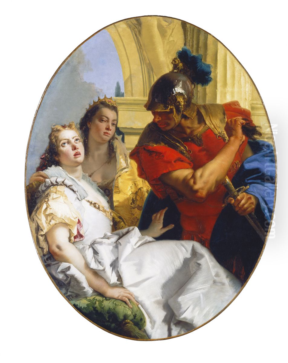 Scene from Ancient History Oil Painting by Giovanni Battista Tiepolo