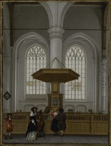 Interior of the Laurenskerk at Rotterdam