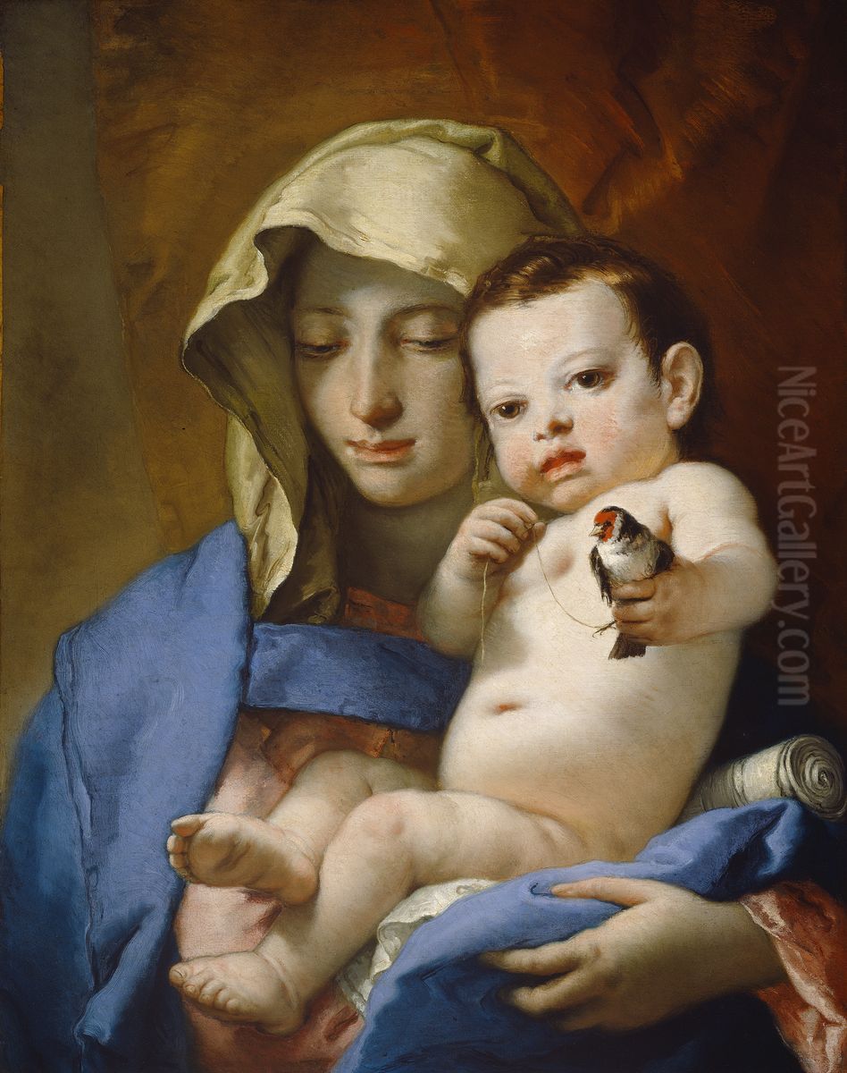 Madonna of the Goldfinch Oil Painting by Giovanni Battista Tiepolo