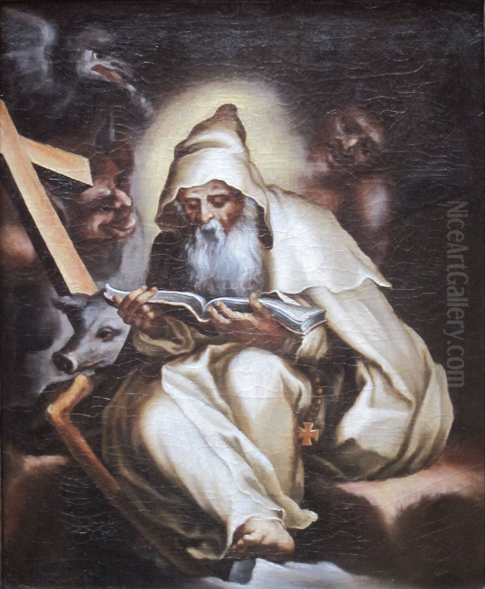 The Temptation of Saint Anthony Oil Painting by Lelio Orsi