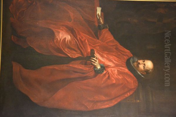 Portrait of Agostino Pallavicini Oil Painting by Anthony Van Dyck
