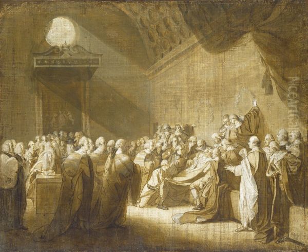 The Death of the Earl of Chatham Oil Painting by John Singleton Copley
