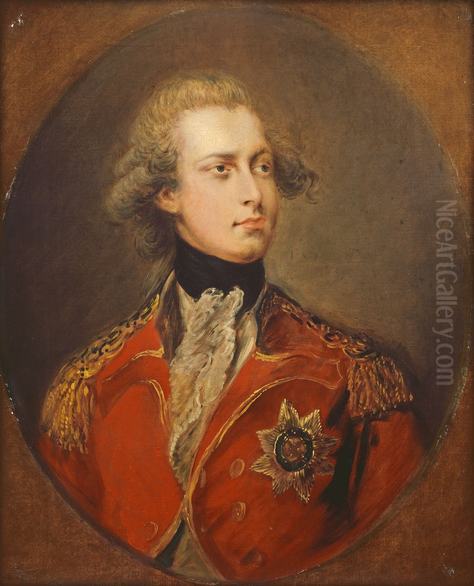 George IV as Prince of Wales Oil Painting by Gainsborough Dupont