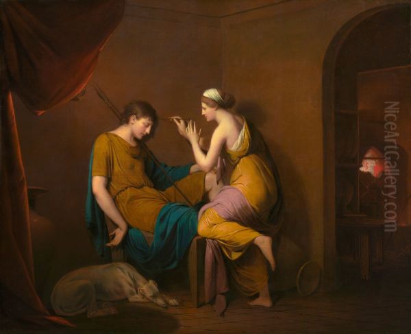 The Corinthian Maid Oil Painting by Joseph Wright of Derby