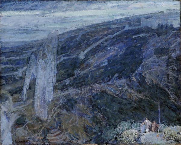 Angels Appearing before the Shepherds Oil Painting by Henry Ossawa Tanner