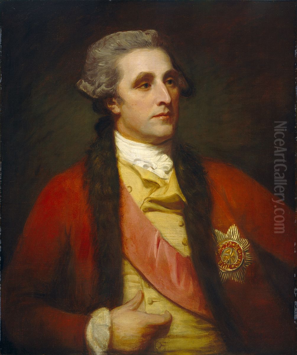 Sir William Hamilton Oil Painting by George Romney