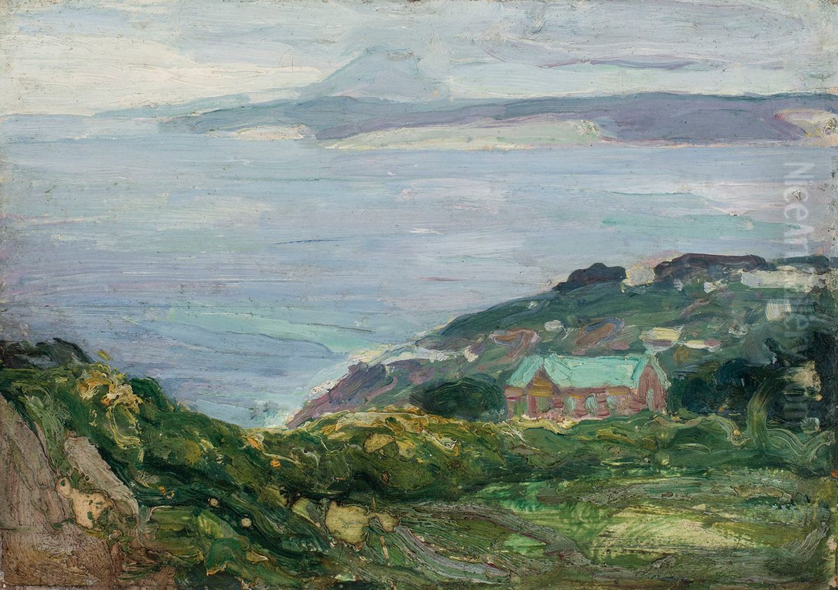Coastal Landscape, France Oil Painting by Henry Ossawa Tanner