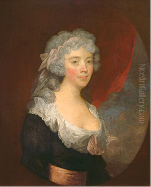 Mrs. William Hartigan Oil Painting by Carl Frederik von Breda