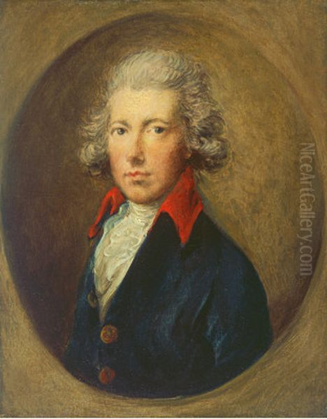 William Pitt Oil Painting by Gainsborough Dupont