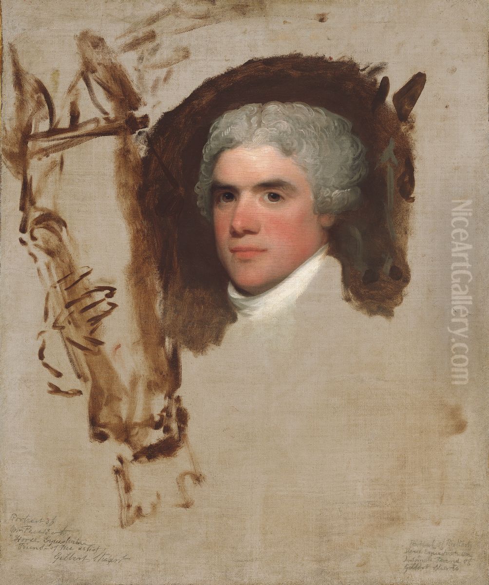 John Bill Ricketts Oil Painting by Gilbert Stuart