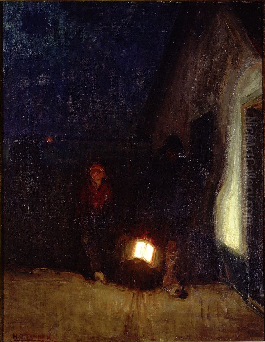 Return of the Fisherman Oil Painting by Henry Ossawa Tanner