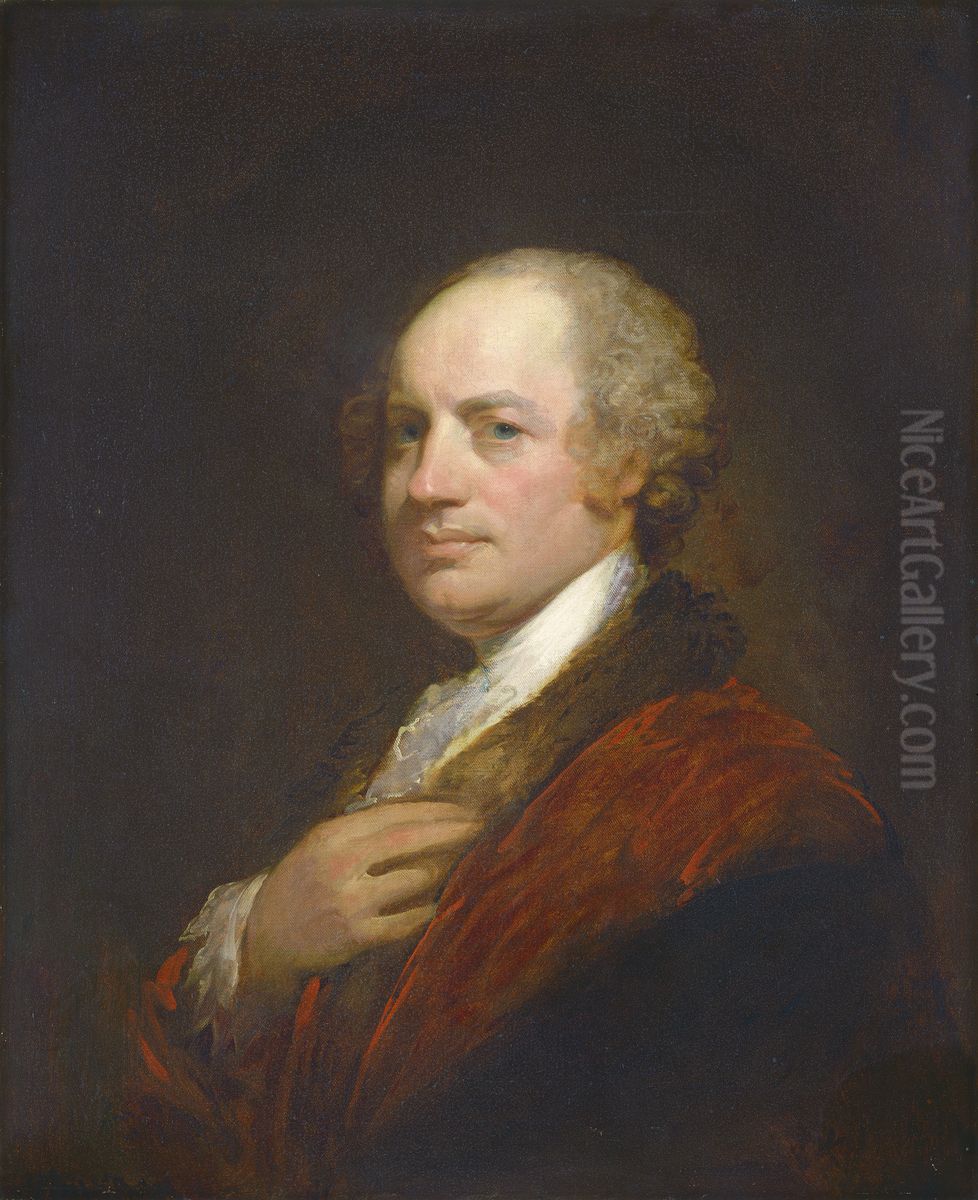 Counsellor John Dunn Oil Painting by Gilbert Stuart