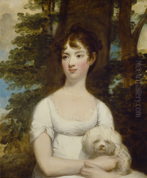 Mary Barry Oil Painting by Gilbert Stuart