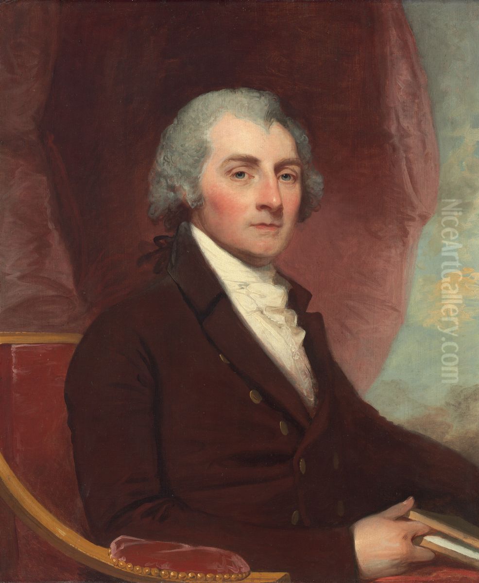 William Thornton Oil Painting by Gilbert Stuart