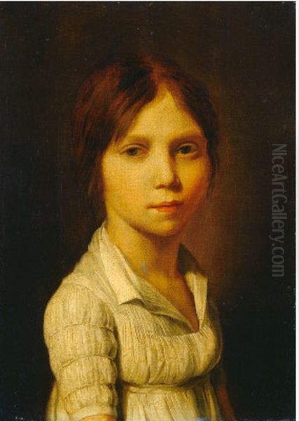 Caroline Mortier de Trevise Oil Painting by Louis-Leopold Boilly