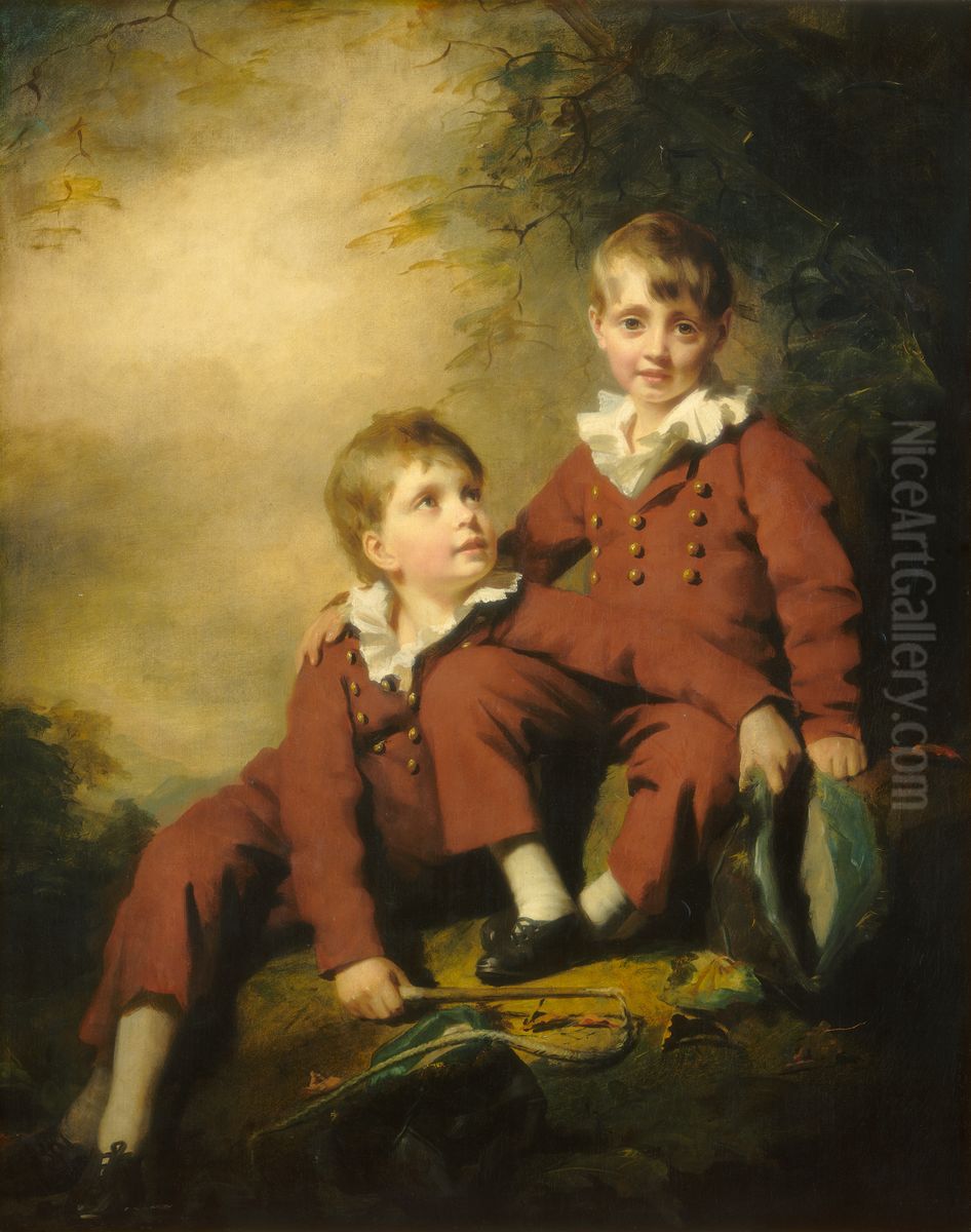 The Binning Children Oil Painting by Henry Raeburn
