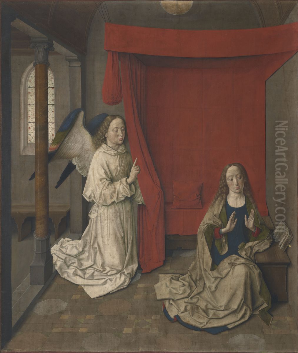 The Annunciation Oil Painting by Dieric Bouts
