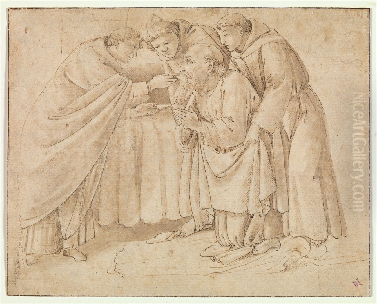The Last Communion of Saint Jerome Oil Painting by Sandro Botticelli