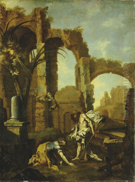 Noli Me Tangere Oil Painting by Alessandro Magnasco