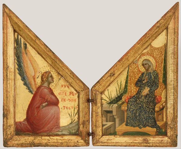 The Annunciation Oil Painting by Paolo Veneziano