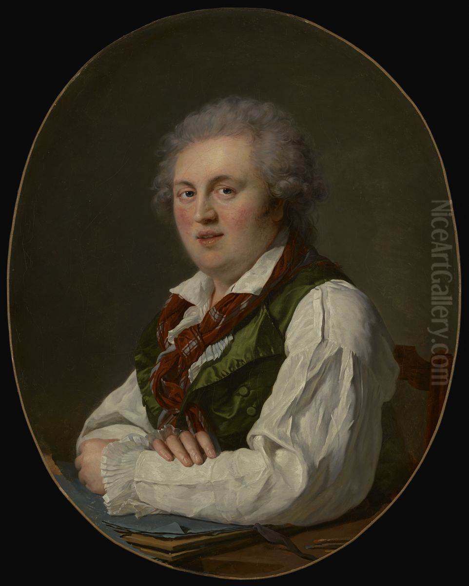 Portrait of Laurent-Nicolas de Joubert Oil Painting by Francois-Xavier Fabre