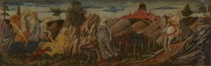 The Story of Oenone and Paris (center panel)
