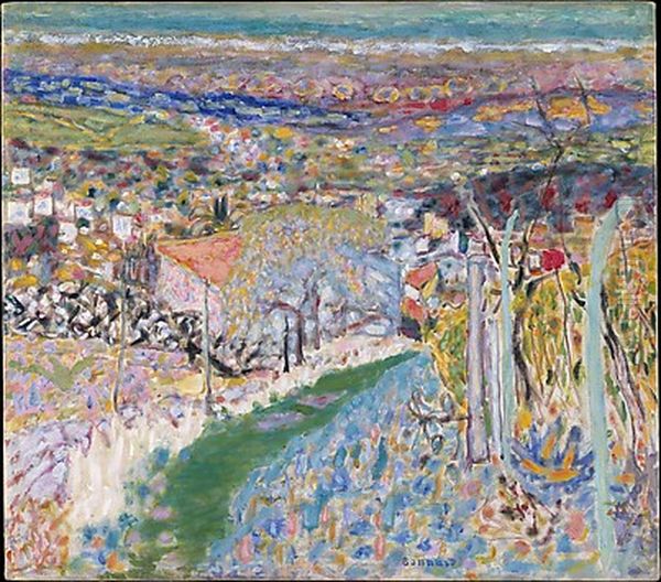 Landscape in the South (Le Cannet) Oil Painting by Pierre Bonnard