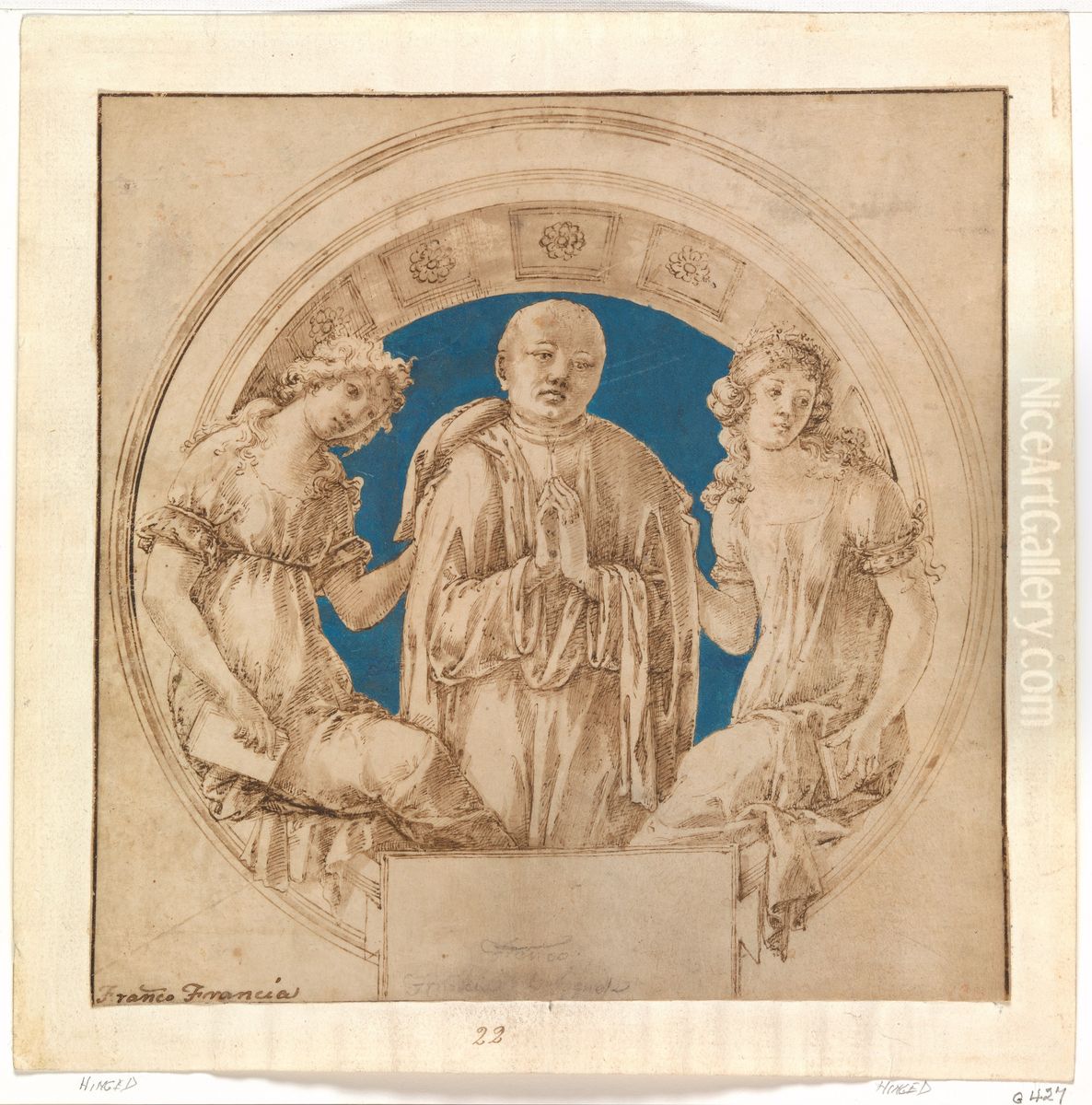 Design for a Wall Monument Oil Painting by Francesco di Giorgio