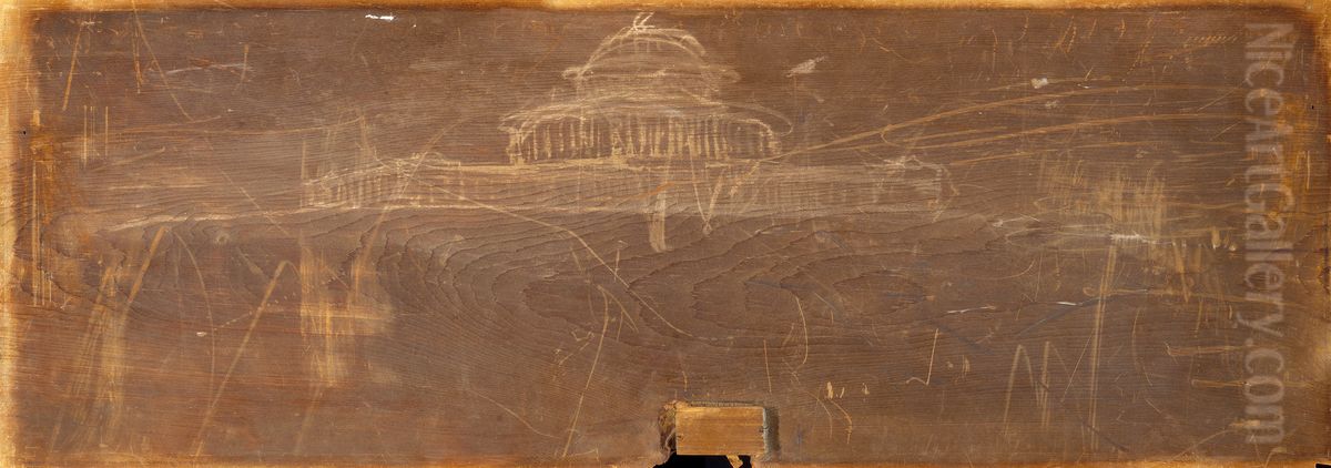 Sketch for Ohio State Capitol Design Oil Painting by Thomas Cole