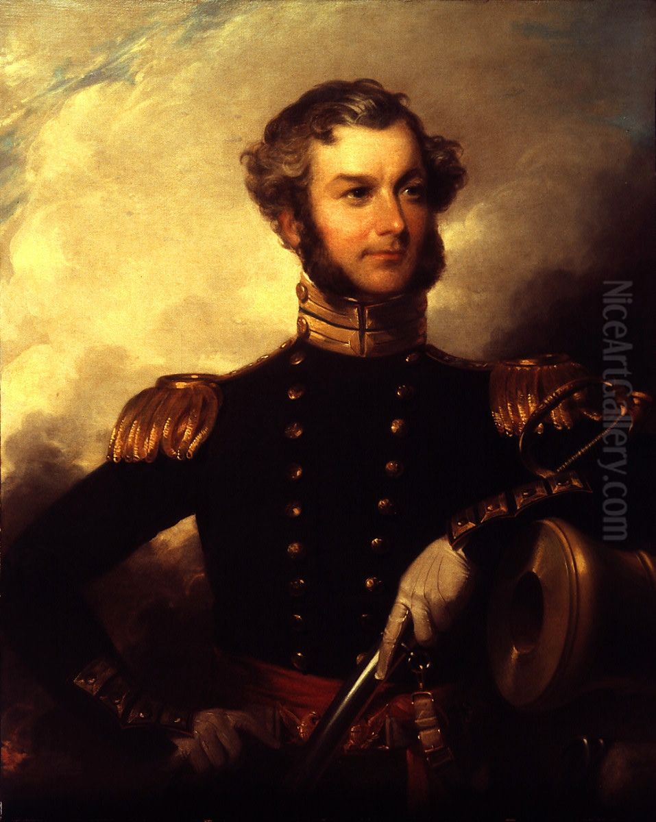 Colonel Augustus James Pleasonton Oil Painting by John Neagle