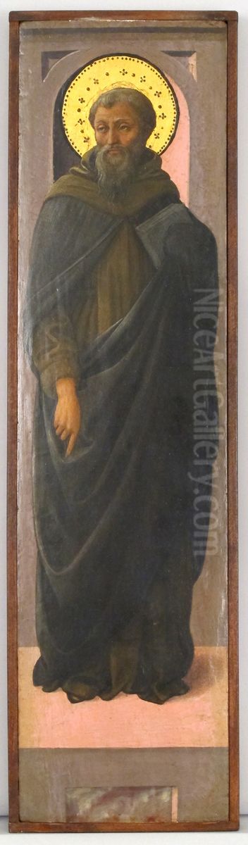 Male Saint Oil Painting by Filippo Lippi