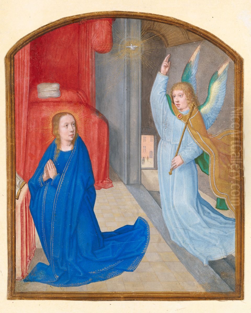 The  Annunciation Oil Painting by Gerard David