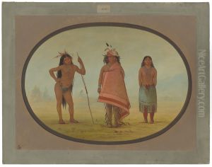 Cochimtee Chief, His Wife, and a Warrior
